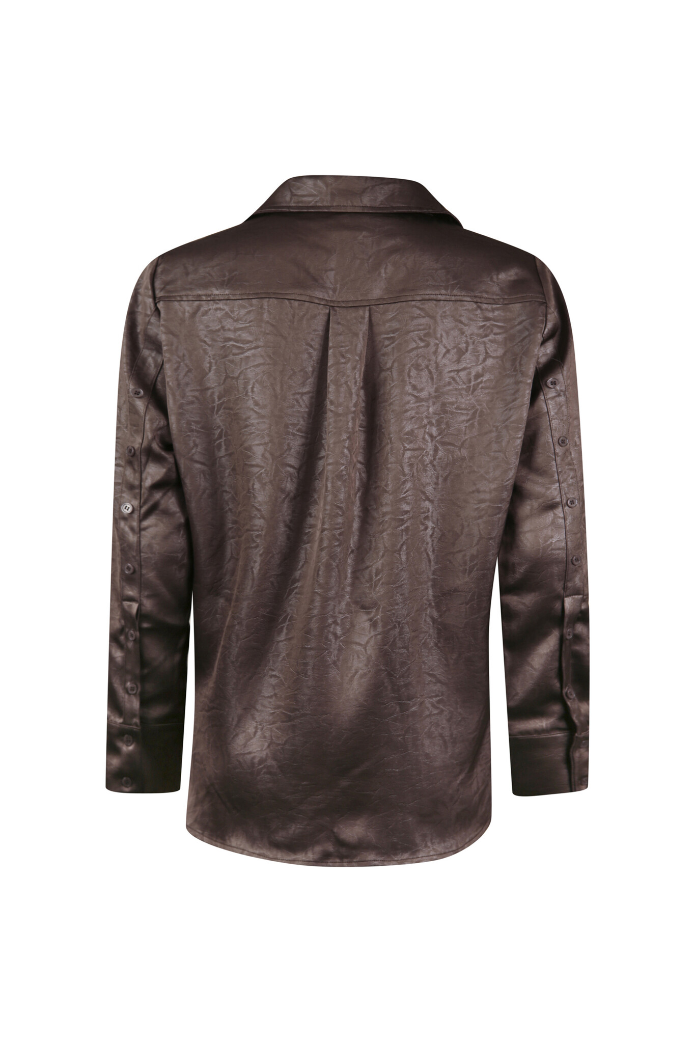 POOOLS FASHION Blouse plain brown