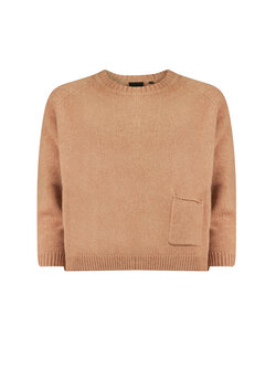 POOOLS FASHION Trui lamswol camel