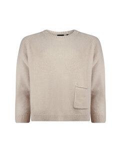 POOOLS FASHION Trui lamswol pebble