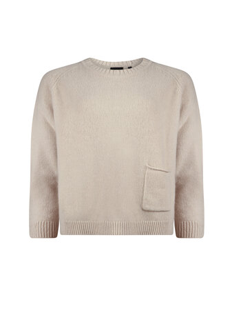 POOOLS FASHION Trui lamswol pebble