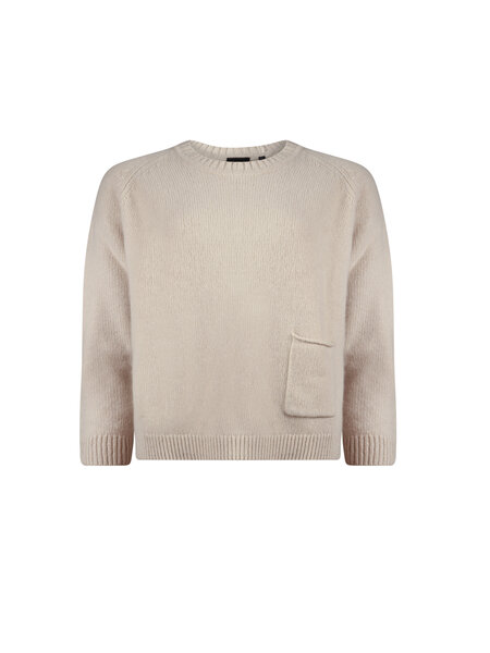 POOOLS FASHION Trui lamswol pebble