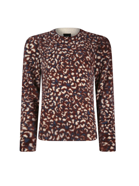 POOOLS FASHION Trui print chesnut/na