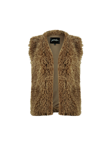 POOOLS FASHION 533189 Gilet fur khaki