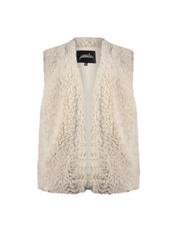 POOOLS FASHION Gilet fur pebble