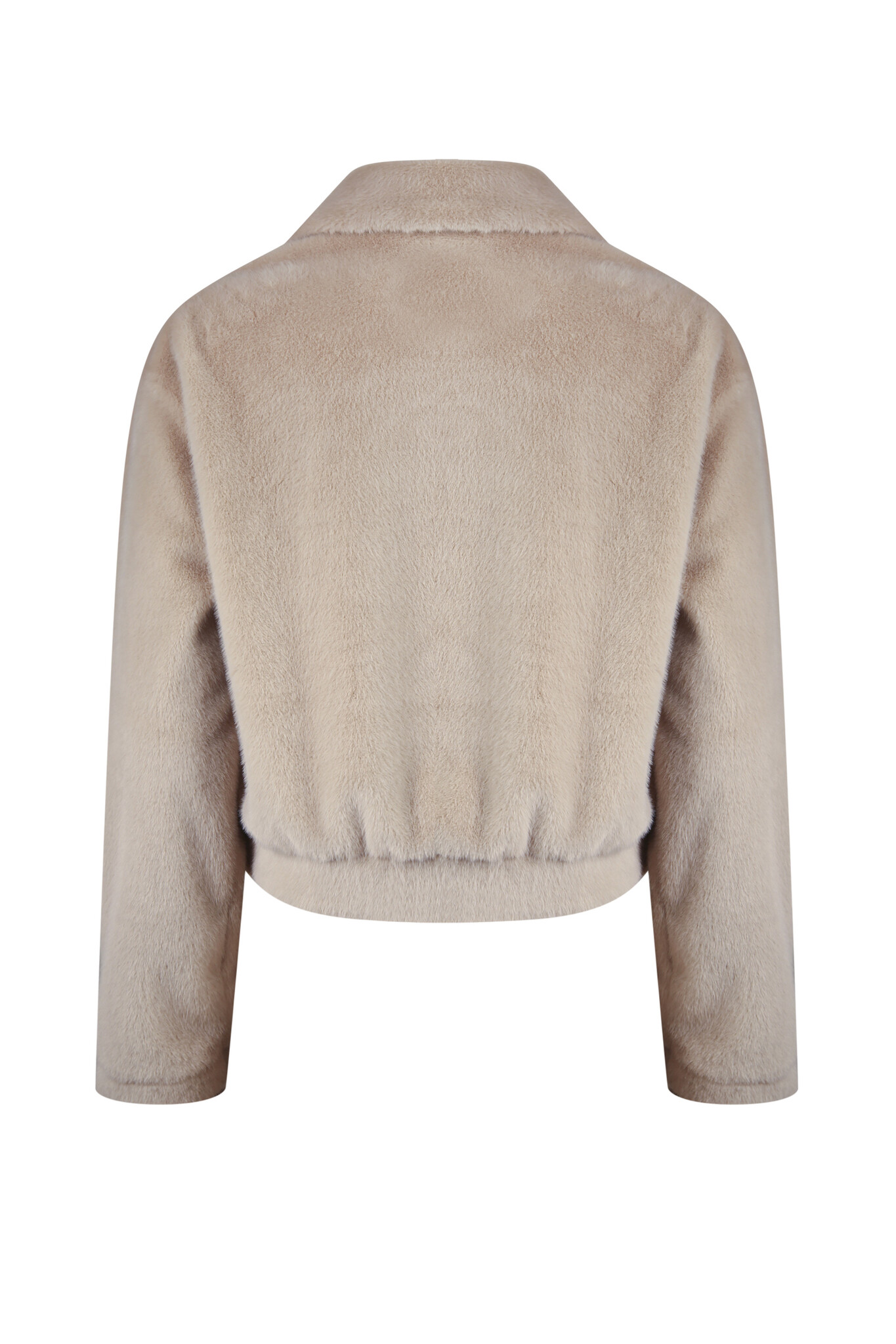 POOOLS FASHION Jacket fine fur pebble