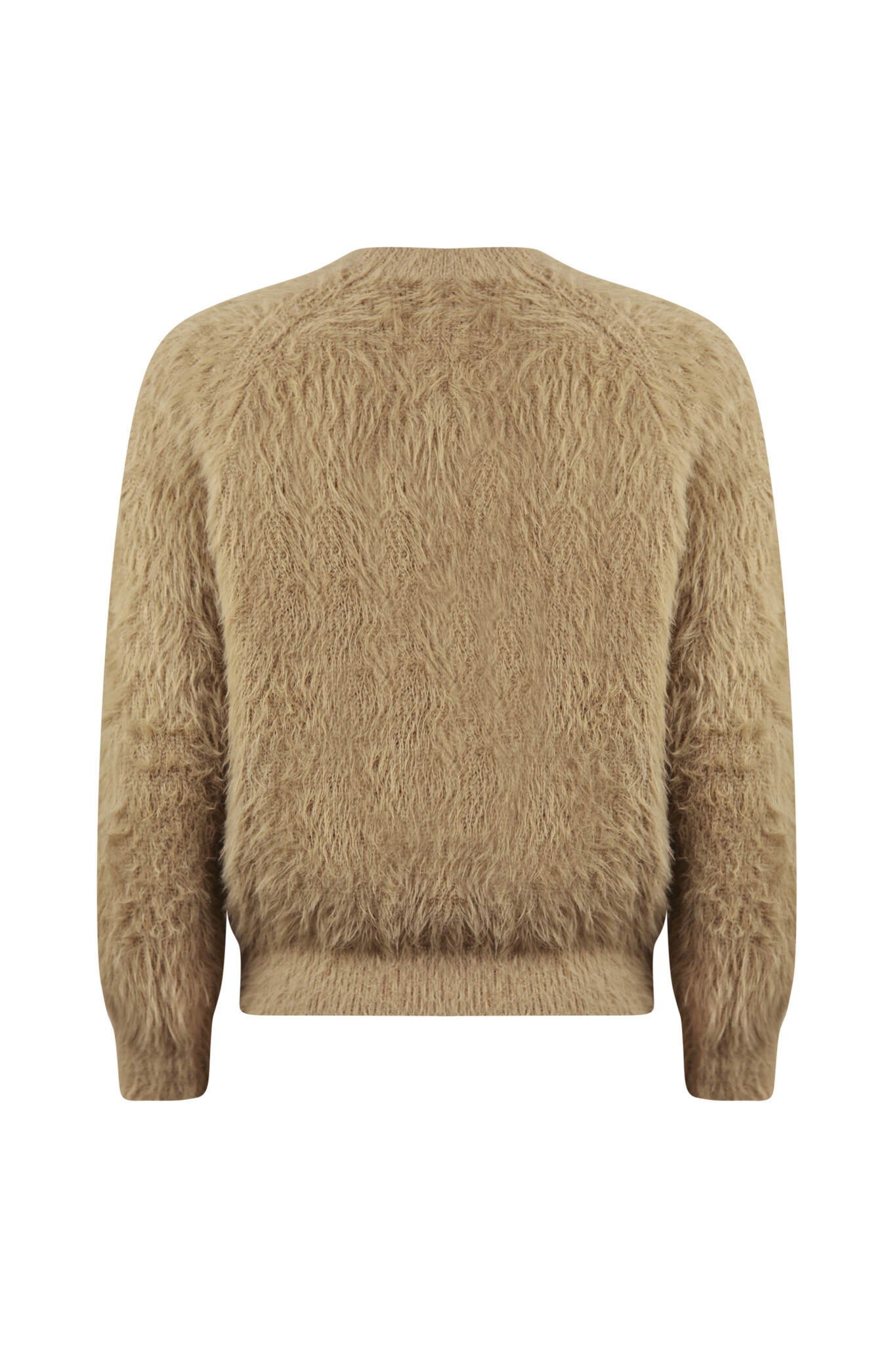 POOOLS FASHION Pullover hairy olive