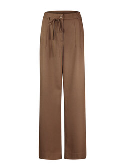 POOOLS FASHION Pant wide brown