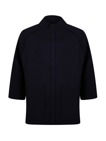 Poools fashion Kimono vest navy