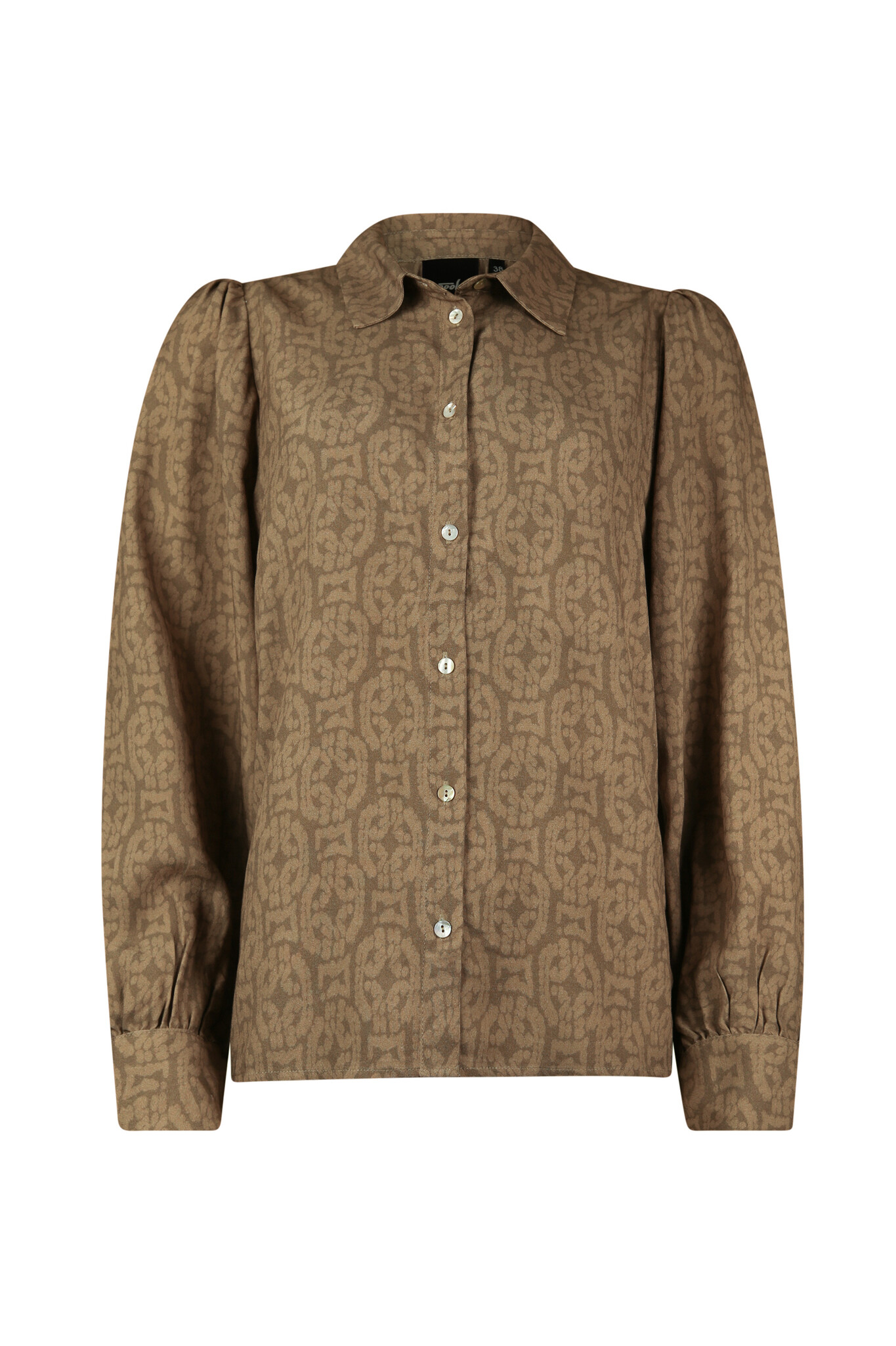 POOOLS FASHION Blouse print khaki/olive