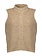 GEISHA Pullover sleeveless with zipper sand