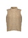 GEISHA Pullover sleeveless with zipper sand