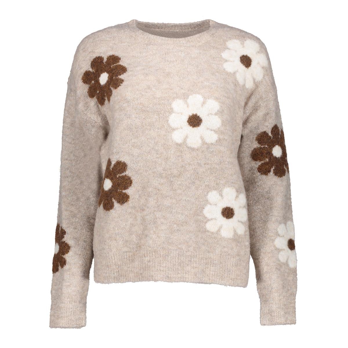 GEISHA  Pull flowers sand/brown/off white