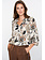 GEISHA Top print beige/black