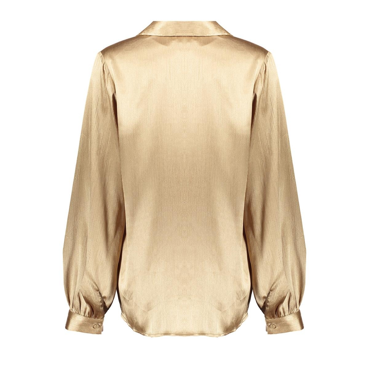 GEISHA Satin blouse sand