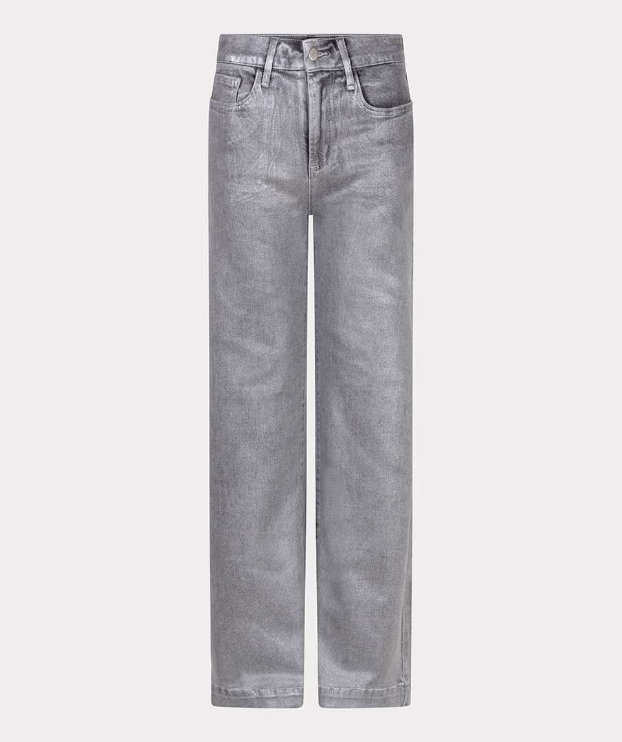 ESQUALO Esqualo Trousers straight metallic grey