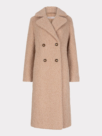ESQUALO Esqualo Coat boucle sand