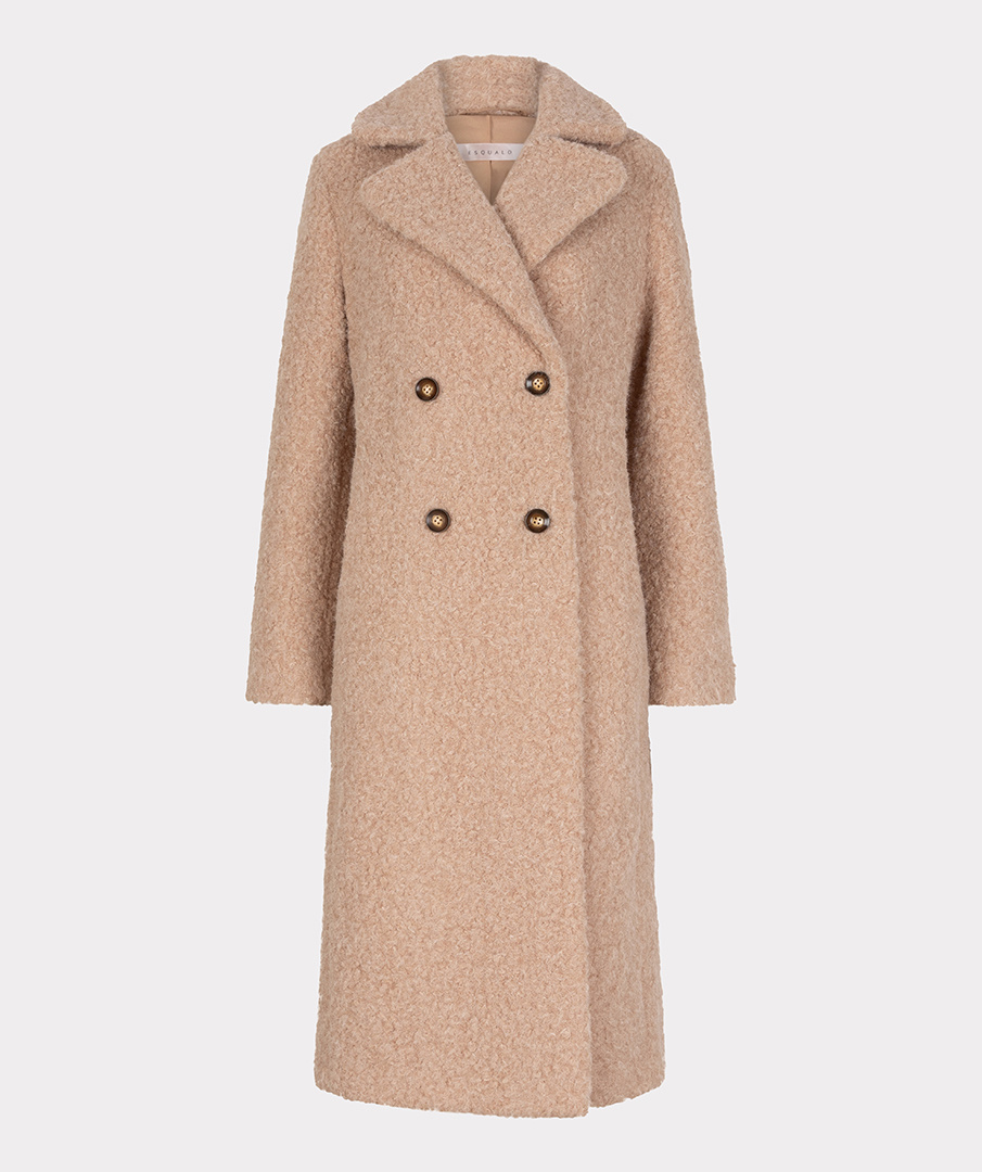ESQUALO Esqualo Coat boucle sand