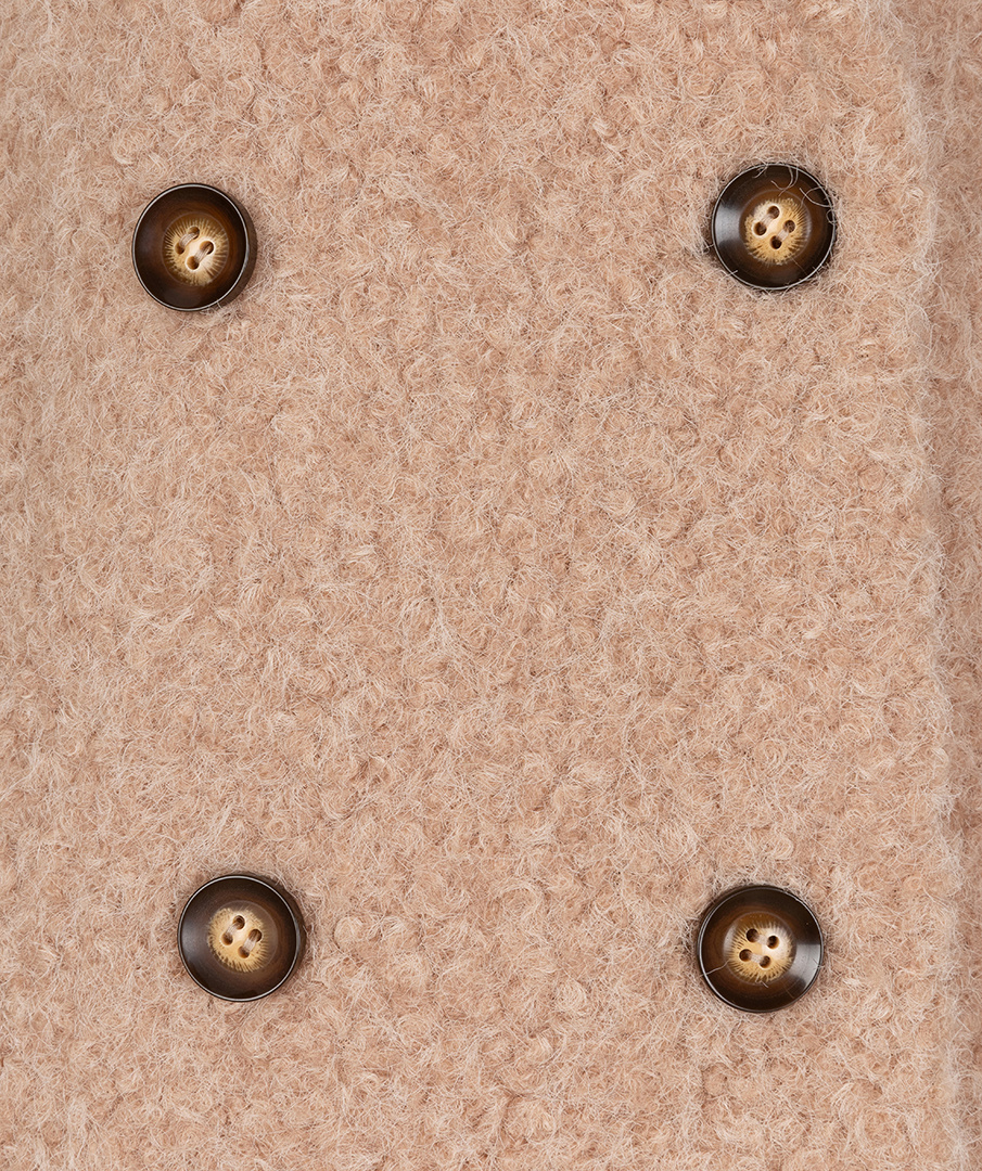 ESQUALO Esqualo Coat boucle sand