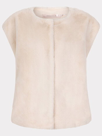 ESQUALO Esqualo Bodywarmer fake fur natural