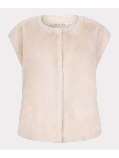 ESQUALO Esqualo Bodywarmer fake fur natural