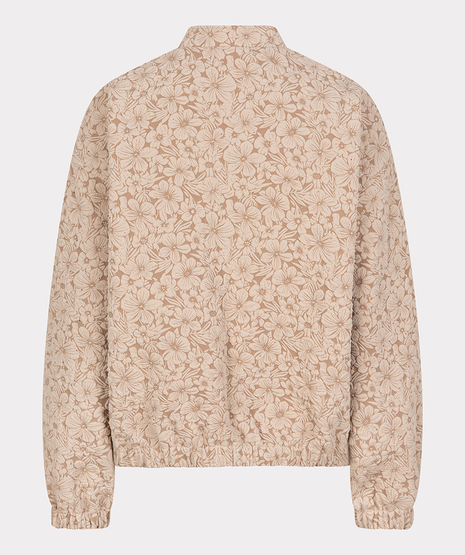 ESQUALO Esqualo Jacket bomber flower 3d sand