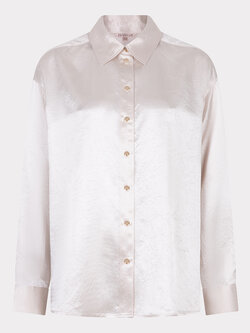 ESQUALO Esqualo Blouse oversized acetate pearl