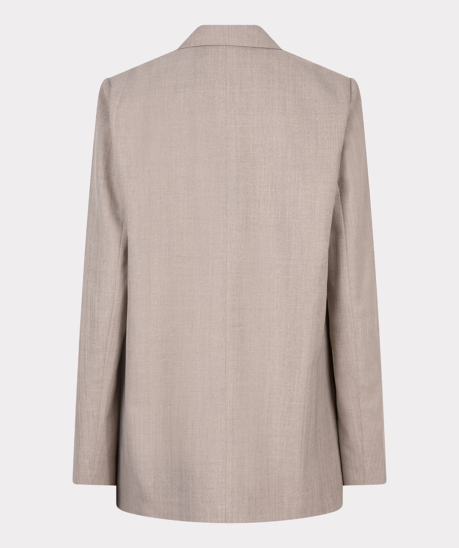 ESQUALO Esqualo Blazer double breasted melange taupe melange