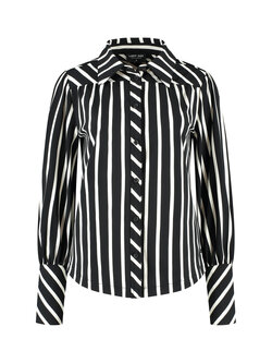 LADY DAY Bente Black White stripe