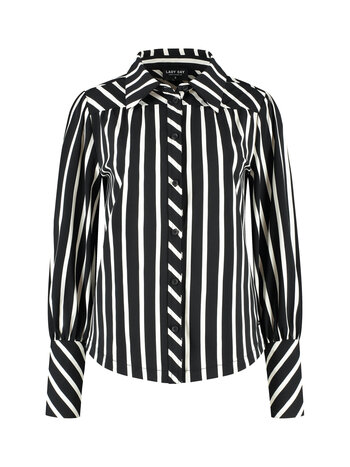 LADY DAY Bente Black White stripe