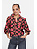 GEISHA Blouse print star black/pink