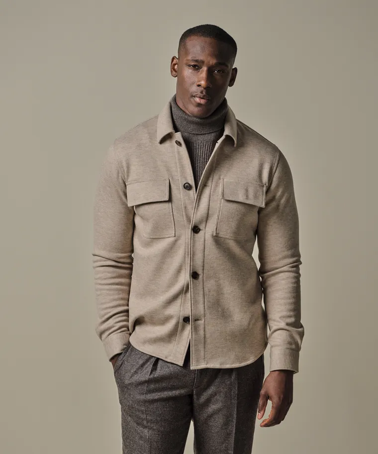 PROFUOMO Overshirt Beige