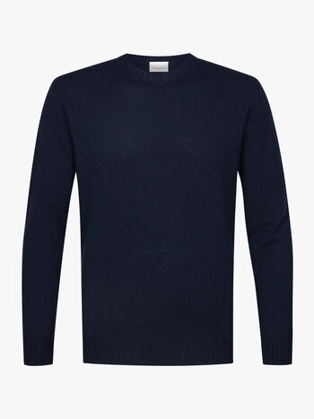 PROFUOMO Round Neck Cashmere Navy