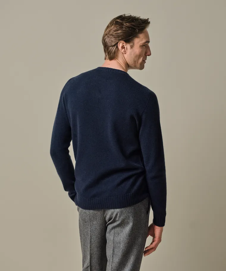 PROFUOMO Rond Neck Cashmere Navy