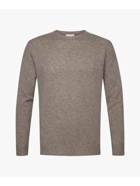 PROFUOMO Round Neck Cashmere Light brown