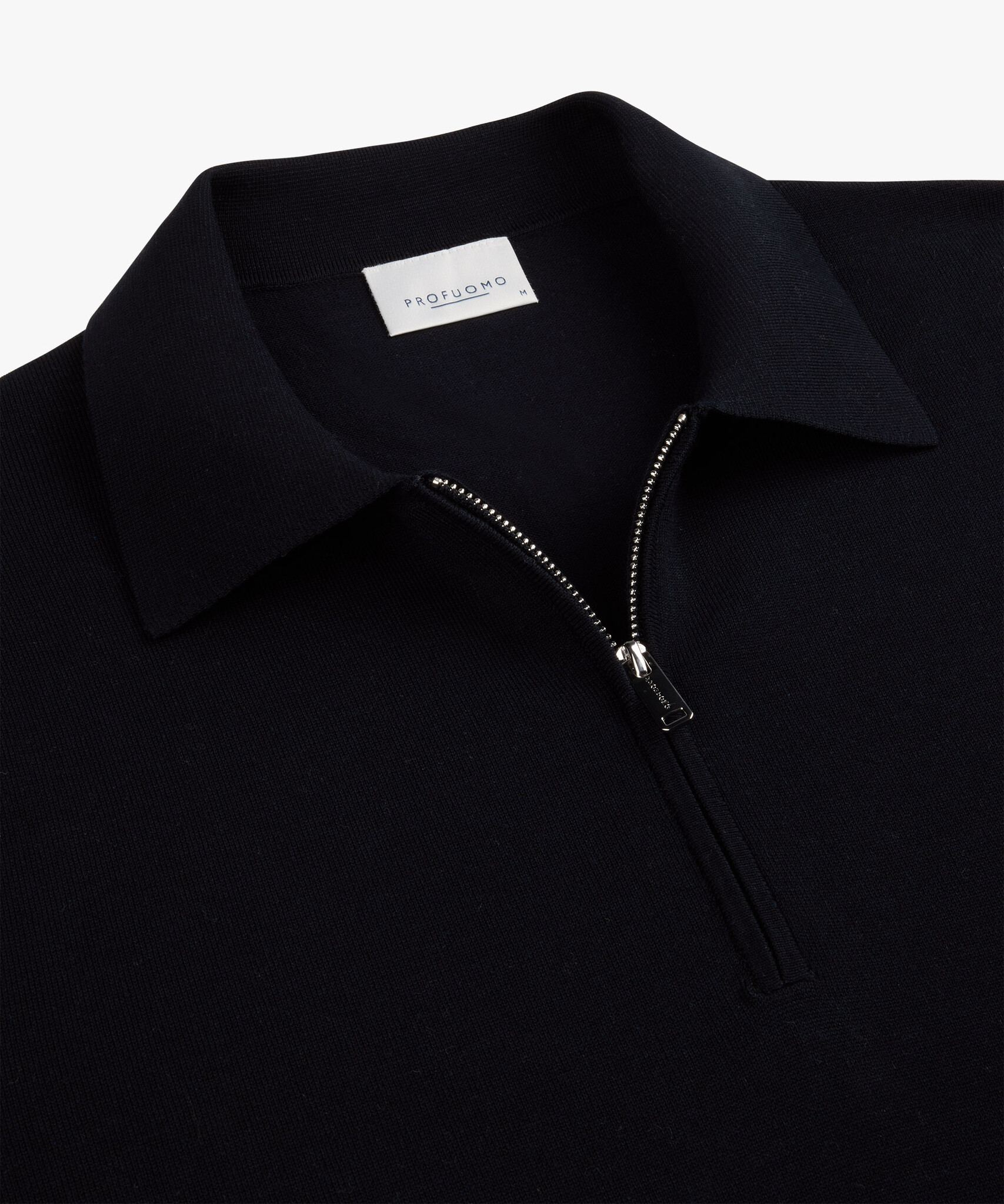 PROFUOMO Polo Zip Navy