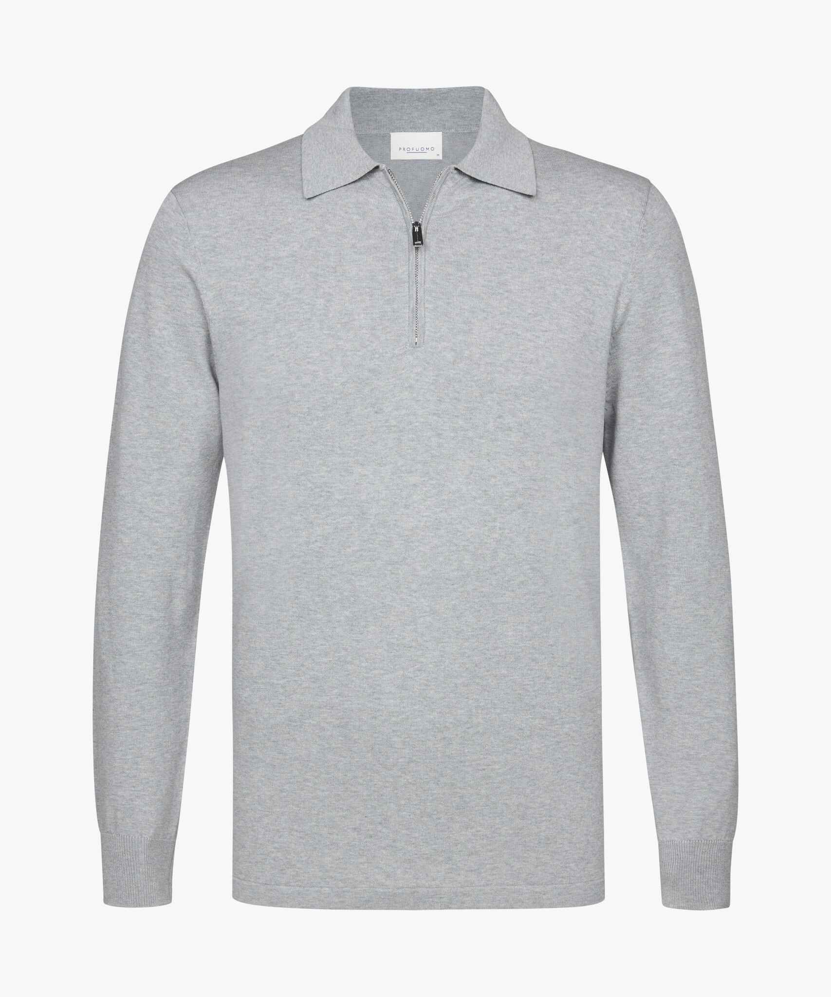 PROFUOMO  Polo Zip Light grey