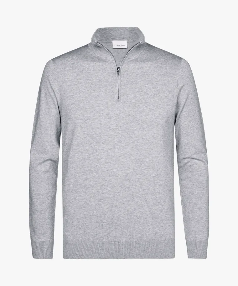 PROFUOMO Zip Light grey