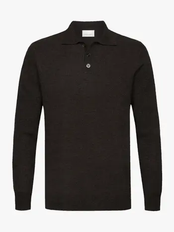 PROFUOMO Polo Dark brown