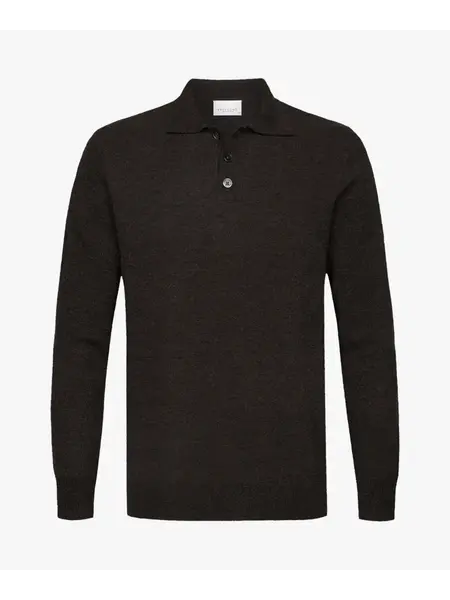 PROFUOMO Polo Dark brown