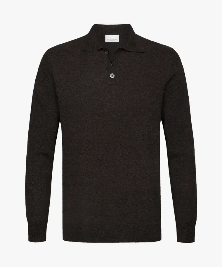 PROFUOMO Polo Dark brown