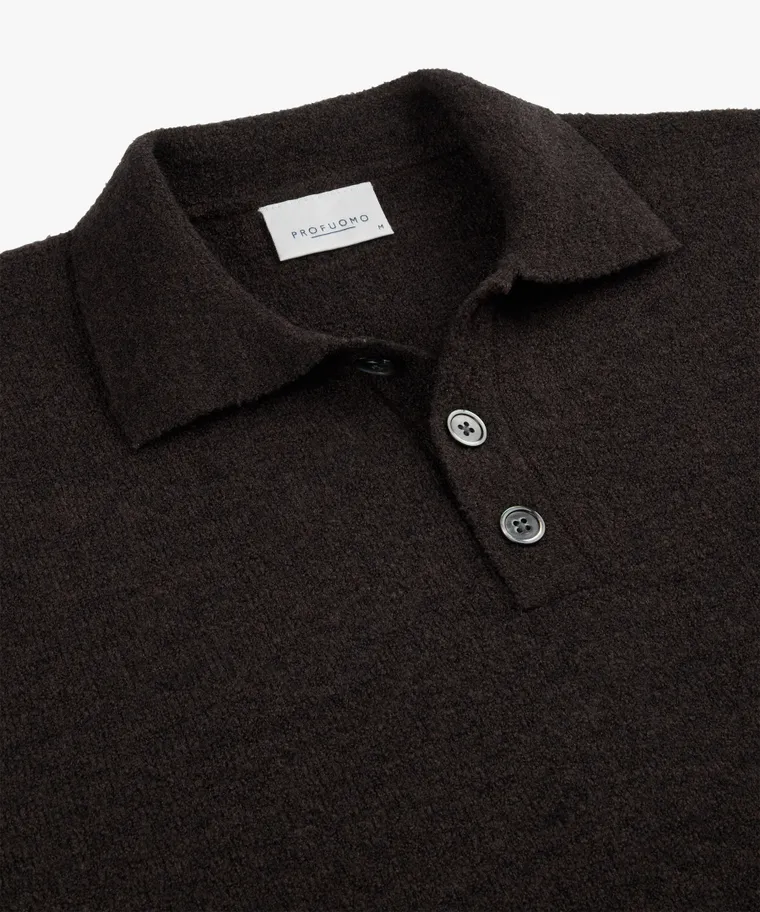 PROFUOMO Polo Dark brown