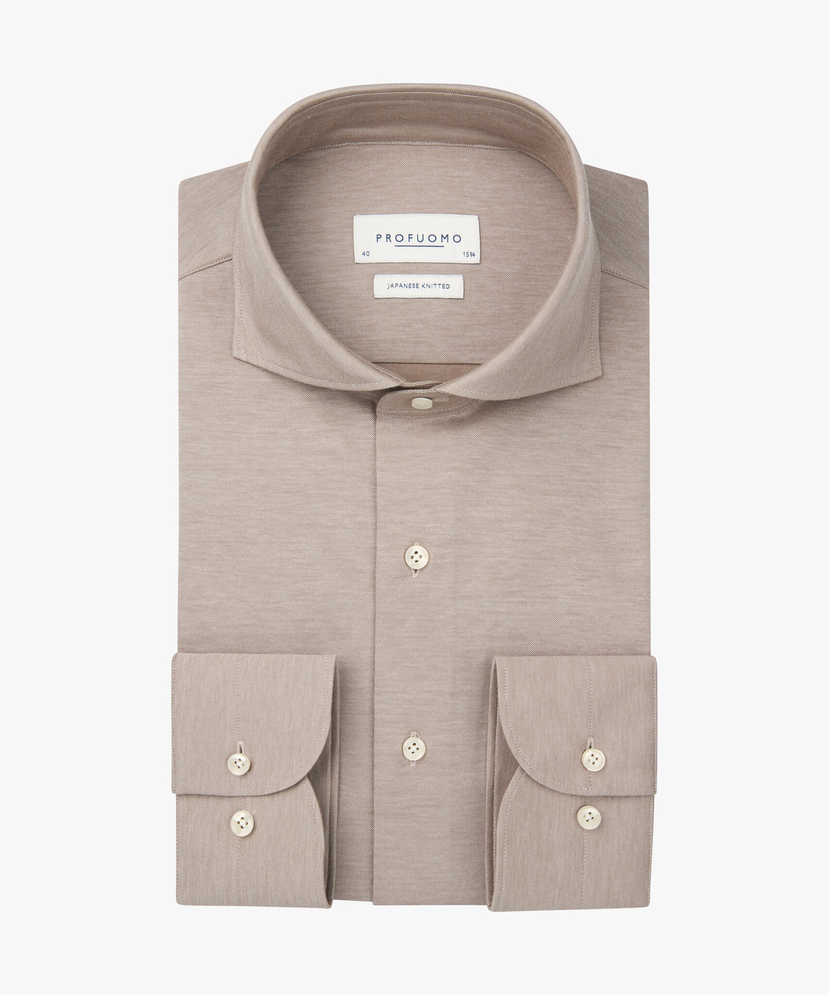 PROFUOMO Overhemd Aubergine