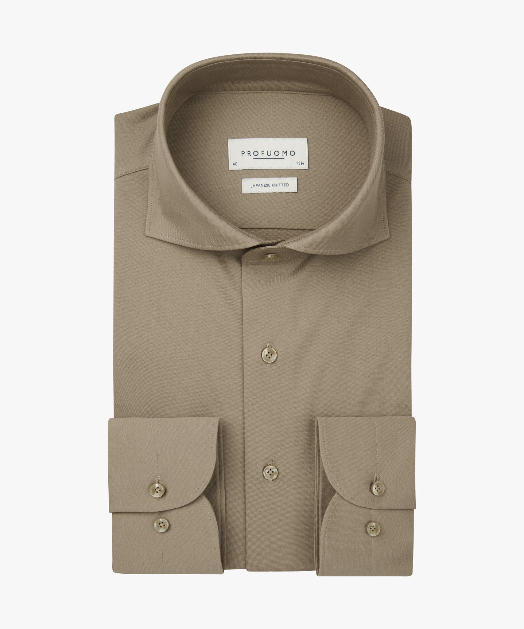 PROFUOMO Overhemd Dark beige