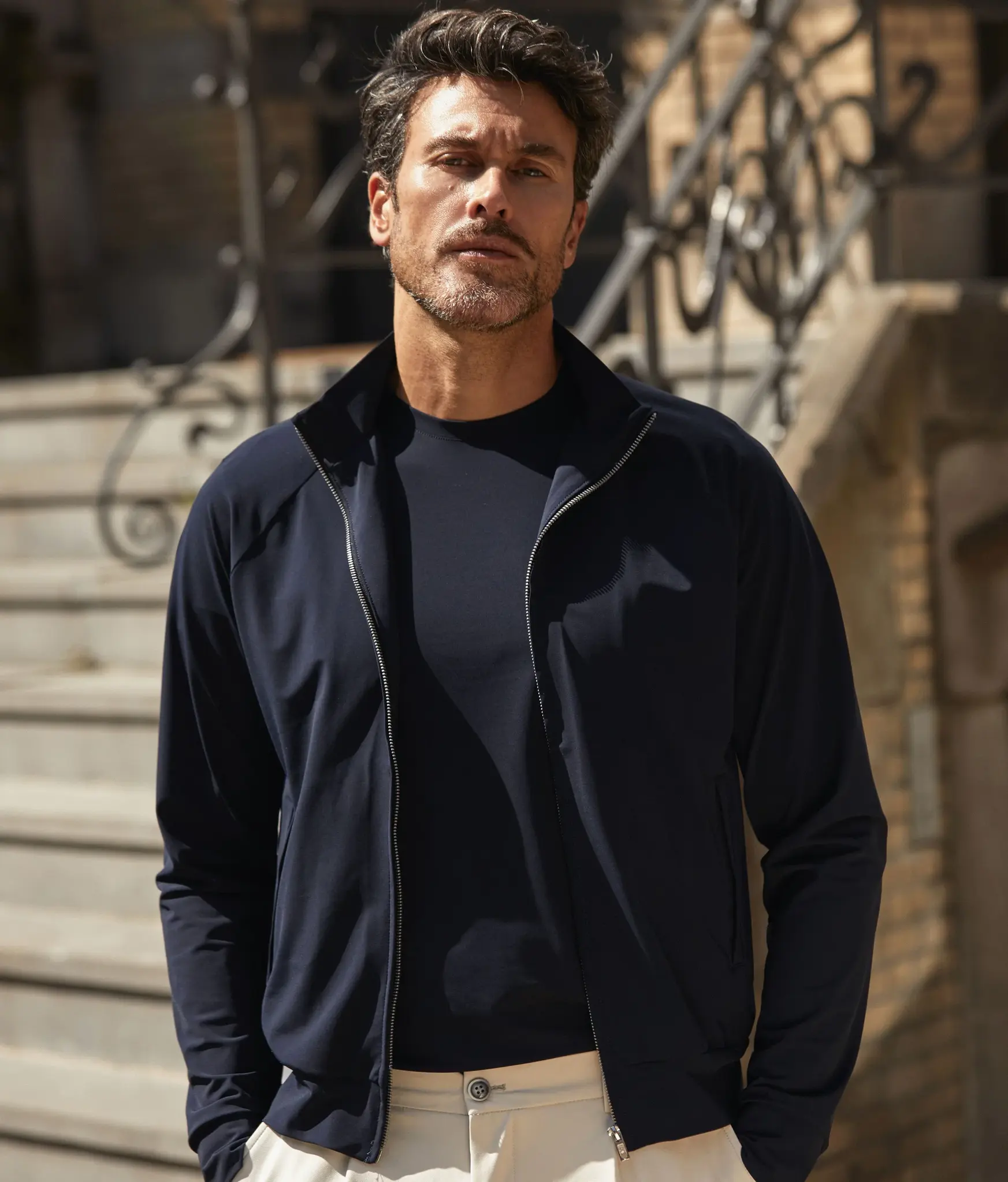 BLUE INDUSTRY  Overshirt lounge jersey