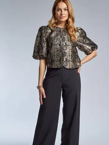 FREEBIRD Livia Jacket Black Gold