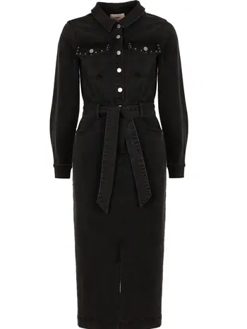 FREEBIRD Danya dress black wash