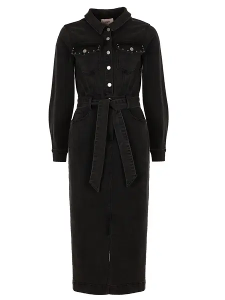 FREEBIRD Danya dress black wash