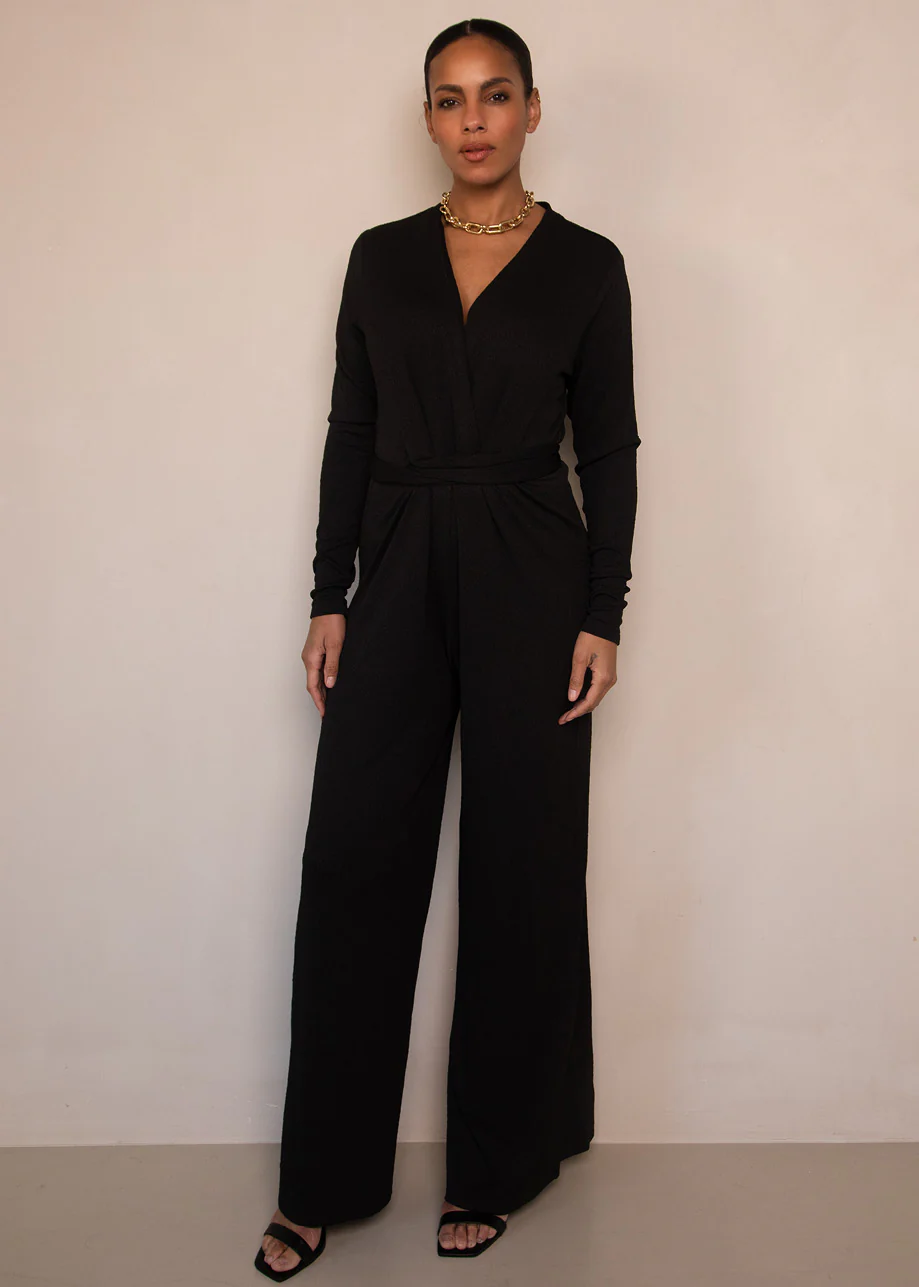 FREEBIRD Vasili ls jumpsuit black