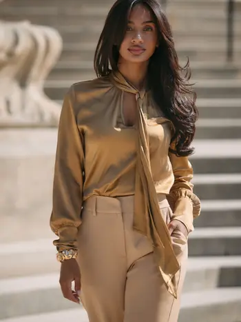 FREEBIRD Bodille blouse rich gold