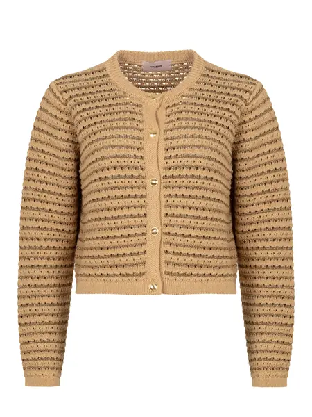 FREEBIRD Kyera ls cardigan camel